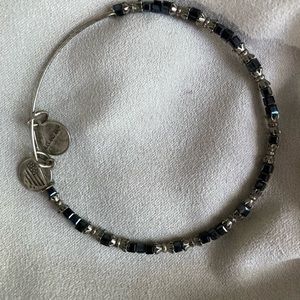 Alex and Ani sapphire beaded bracelet